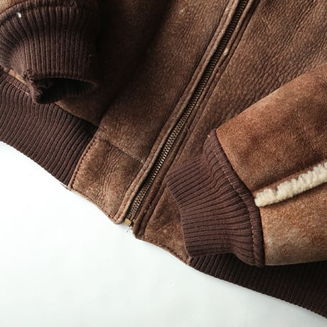 Vintage Mouton Leather Jacket