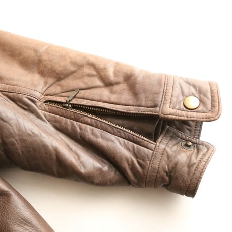 Vintage Brown Leather Jacket