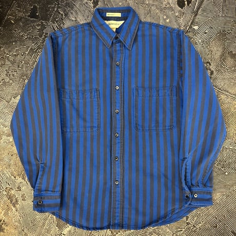 80s St. John's Bay × BIG MAC Cotton Heavy Flannel Shirt