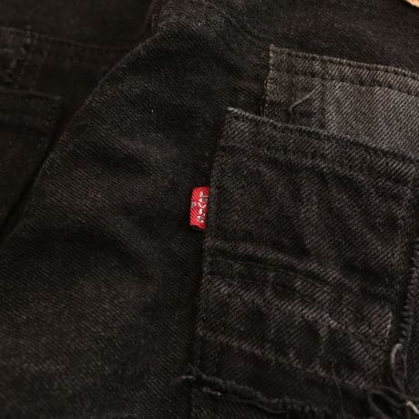 Levi's Patchwork Remake Black Denim Pants