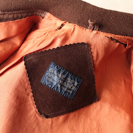 Suede Leather Jacket Made in England