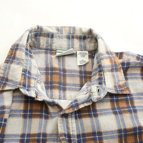 Plaid Print Flannel Shirt