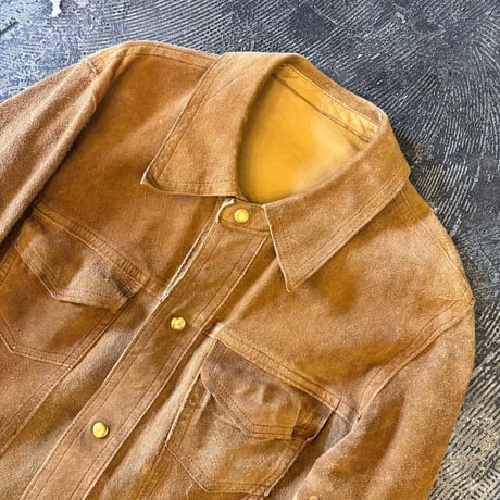 Suede Trucker Jacket Reversible