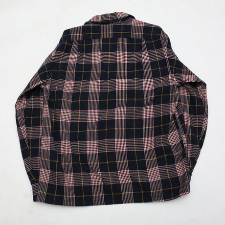 60's Pendleton Open Collared Wool Plaid Shirt