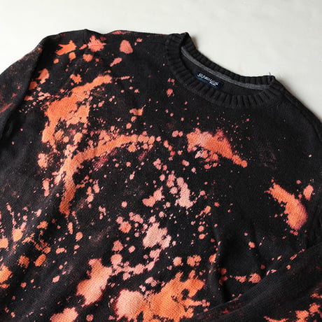Hard Bleach Wash Cotton Sweater