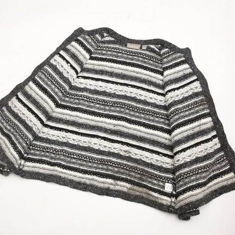 Nordic Pattern Knit Cardigan