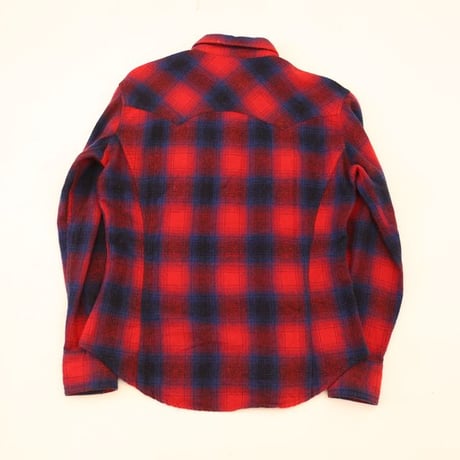 Brittania Ombre Checked Wool Western L/S Shirt