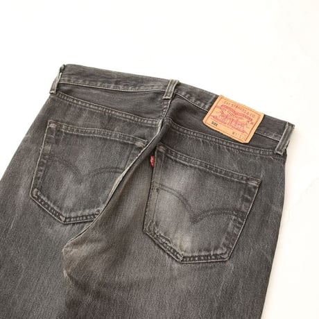 90s Euro Levi's 501 Black Denim Pants