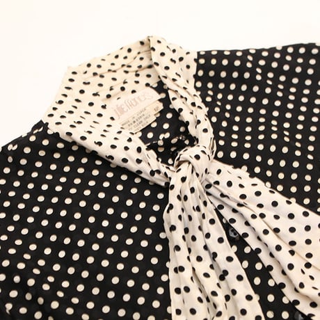 Silk Bow Tie Blouse