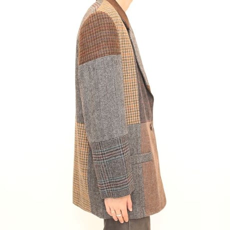International Scene Patchwork Tailored Jacket