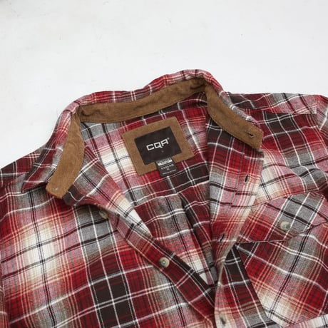 Ombre Check Flannel Shirt