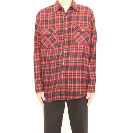 90's North West Territory Plaid Acrylic Shirt