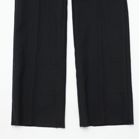 Stripe Slim Straight Slacks