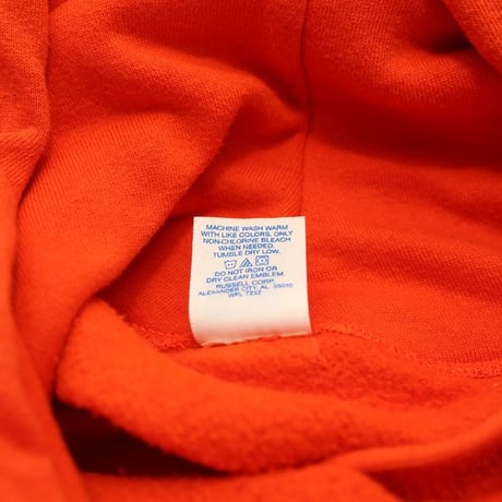 Russel Athletic Blank Sweat Hoodie Orange