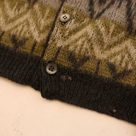 60's Vintage Mohair Knit Cardigan