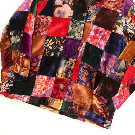 Special Patchwork Velour Jacket
