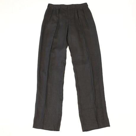 Ralph Lauren Black Linen 2Tac Slacks Pants