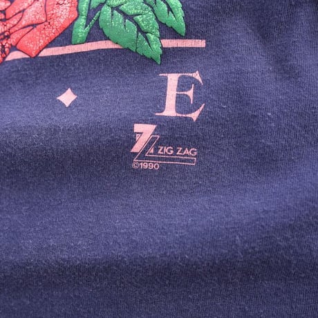 90's Rose Print T-Shirt