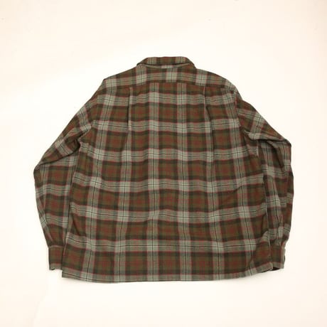 60s Pendleton Wool Plaid Loop Shirt