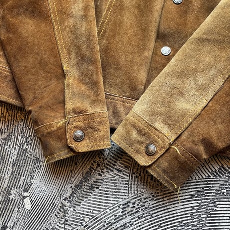 70s Suede Trucker Jacket