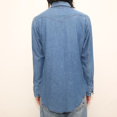 80s Wrangler Denim Western Shirt
