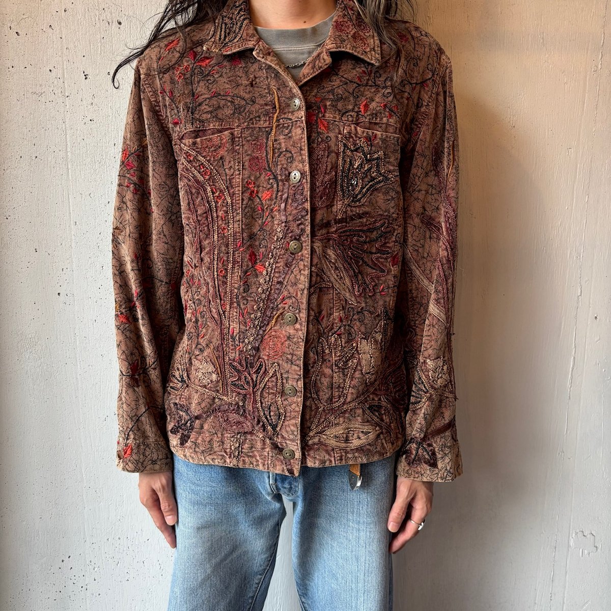 Chico's Design Embroidery Tracker Jacket | Strato