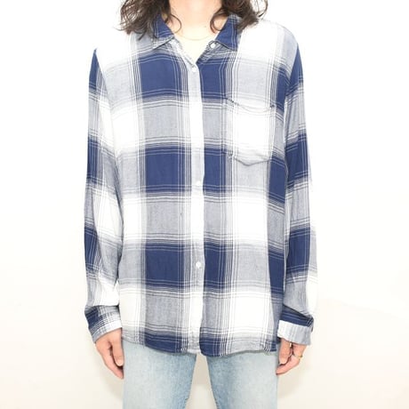 Rayon Checked Pattern Shirt