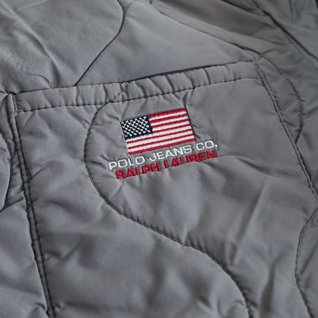 ラルフローレン キルティング フーディー 星条旗 Ralph Lauren