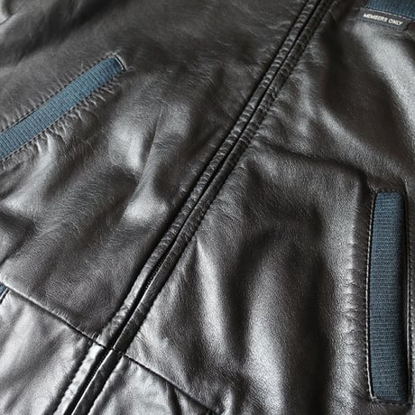 80s Members Only Leather Jacket