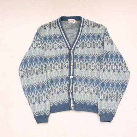 60s Lamb Knit Mohair Cardigan