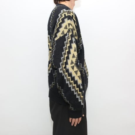 Native Pattern Knit Sweater