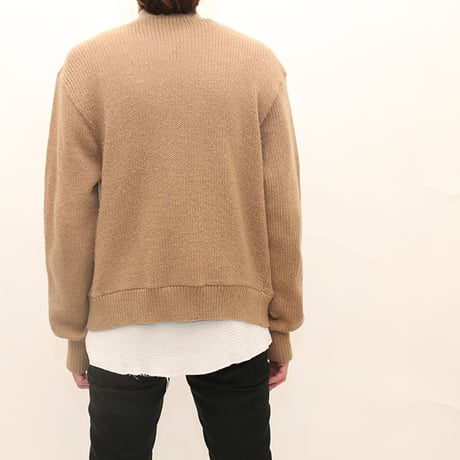 Vintage Wool Nuback Cardigan 