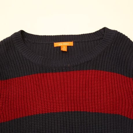 Border Acrylic Knit Sweater