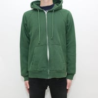 Camber Zip Up Sweat Hoodie Made In USA Green