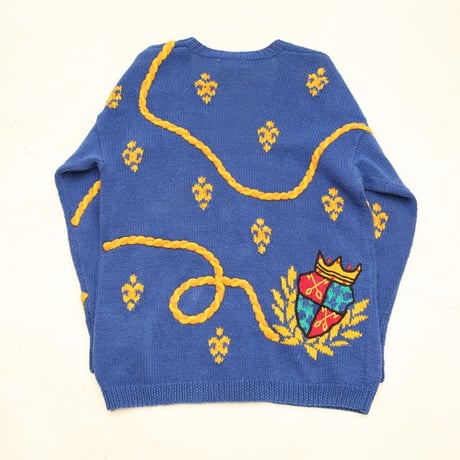 Hand Knitted Ramie × Cotton Knit Cardigan