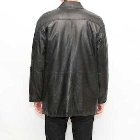 Black Leather Coat