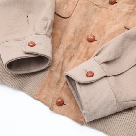 Ralph Lauren Suede × Wool Jacket