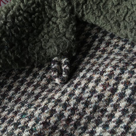 Harris Tweed Wool Coat