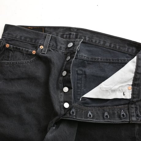 Levi's 501 Black Denim Pants MADE IN USA