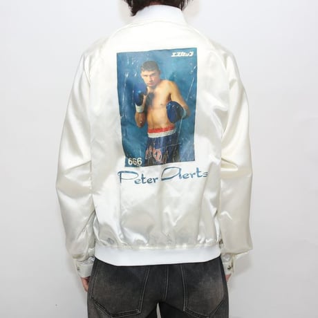 90's S-Cup Peter Aerts Nylon Satin Jacket