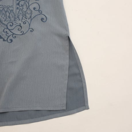 Embridery Design Open Collar S/S Shirt