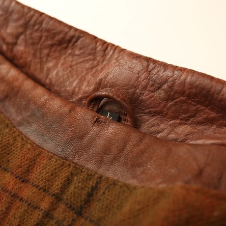 Brown Leather Jacket Wool Lining