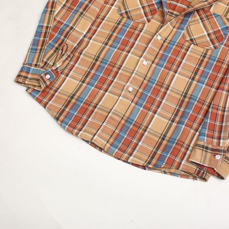 70s BIG MAC Cotton Flannel Plaid Shirt