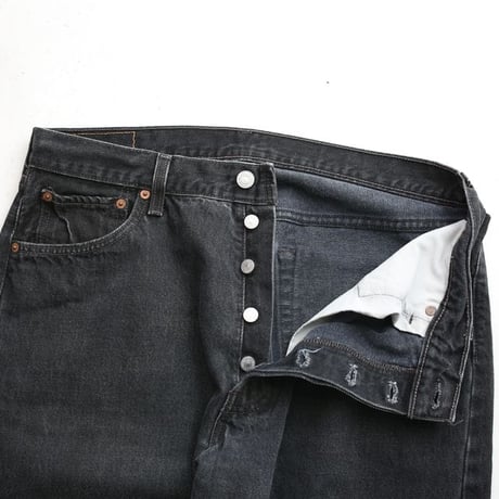 Levi's 501 Black Denim Pants MADE IN USA