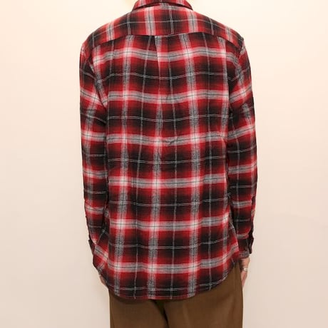 Ombre Check Flannel Shirt