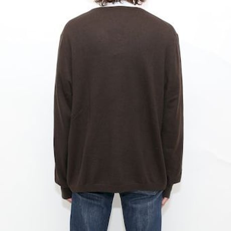 Banana Republic Cashmere×Silk V-Neck Knit Sweater