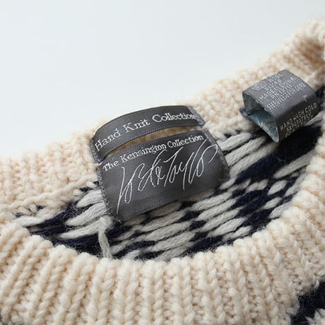ノルディック ハンドニット セーター Vintage Sweater
