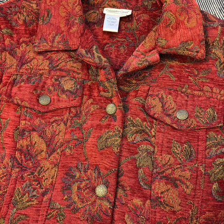 Coldwater Creek Gobelin Weave Track Jacket