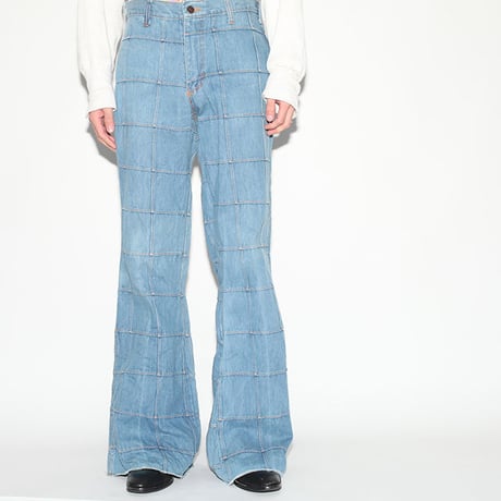 Patchwork Denim Pants
