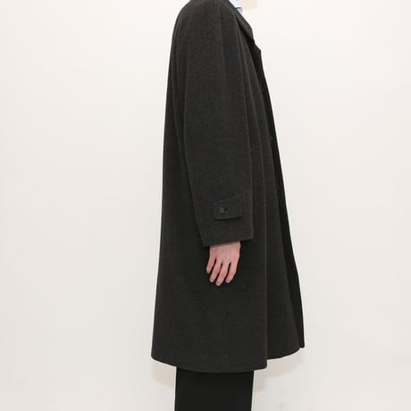 100% Cashmere Balmacaan Coat MADE IN ITALY